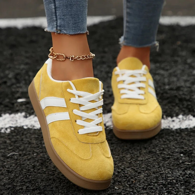 2025 Women Platform Comfortable Shoes Luxury Flat Loafers Comfortable Slip On Sneakers Soft Flats Female Shoes for Women