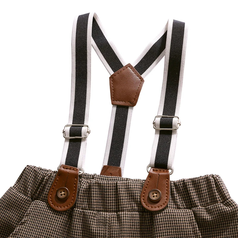 Kids Clothes Boys 1 2 3 4 5 Years Outfits Gentleman Long Sleeve Birthday Boutique Set High Quality Children Spring Cotton Wear