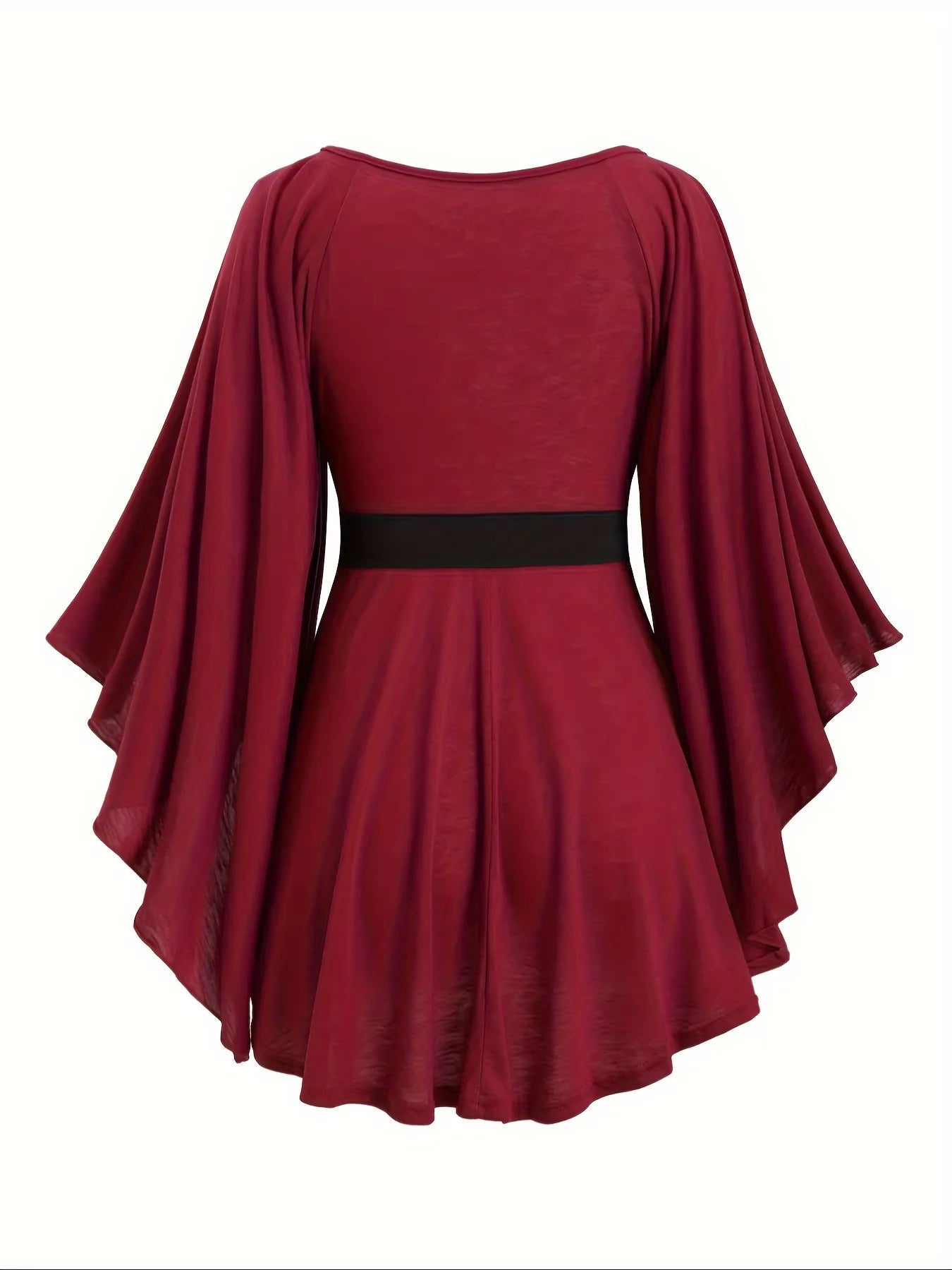 New autumn and winter European and American fashion women's clothing, oversized with an irregular hem, solid color, heart-shaped