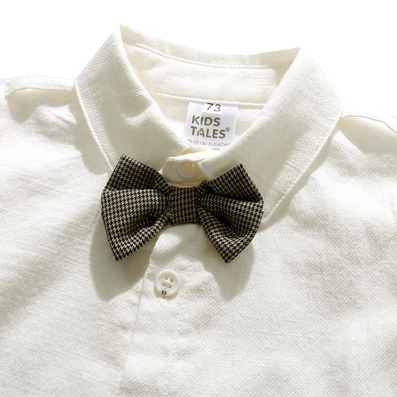 Kids Clothes Boys 1 2 3 4 5 Years Outfits Gentleman Long Sleeve Birthday Boutique Set High Quality Children Spring Cotton Wear